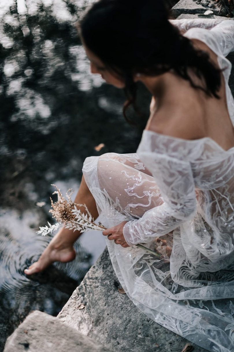 Un mariage simple et naturel en vert - Photos : Delphine Closse - Blog mariage : La mariée aux pieds nus