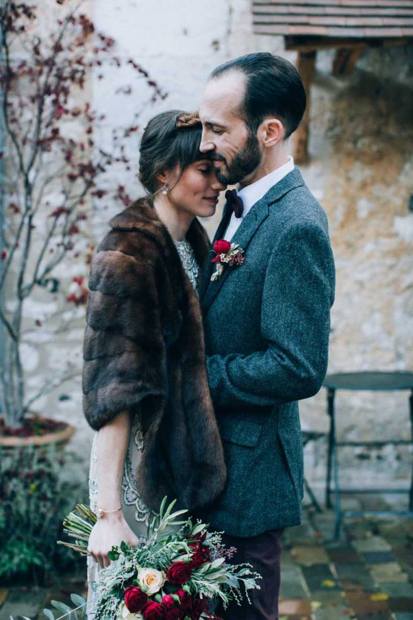 Un mariage surprise en hiver à La Dime de Giverny - A découvrir sur le blog mariage www.lamarieeauxpiedsnus.com - Photos : Ingrid Lepan