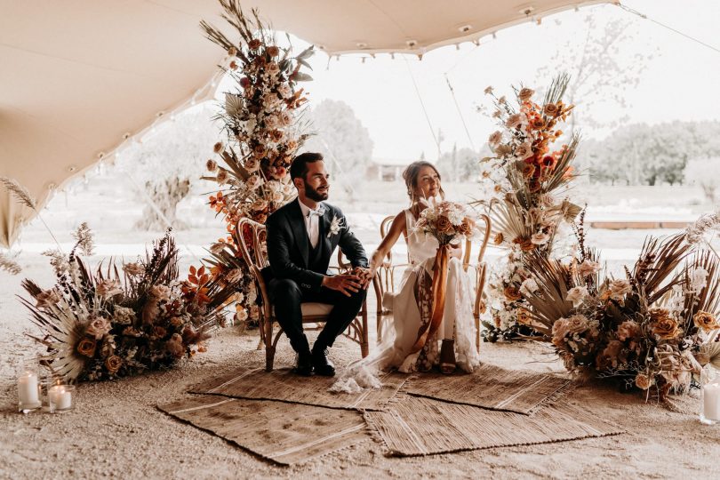 Un mariage terracotta aux Domaines de Patras en Provence - Photos : Lorenzo Accardi - Blog mariage La mariée aux pieds nus