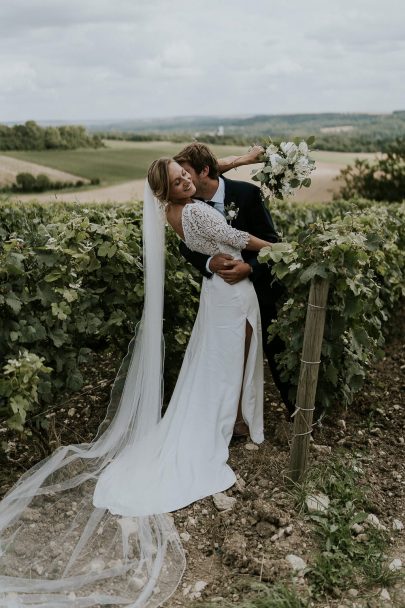 Un mariage végétal en Champagne - Photos : Madame B Photographie - Blog mariage : La mariée aux pieds nus