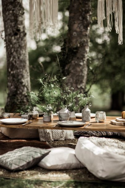 Un mariage végétal et exotique aux inspirations bohèmes