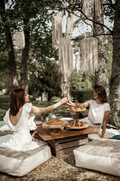 Un mariage végétal et exotique aux inspirations bohèmes