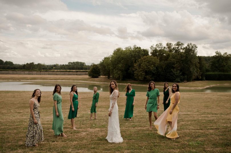 Mariage en vert : 50 idées de tenues pour les demoiselles d'honneur et les invitées