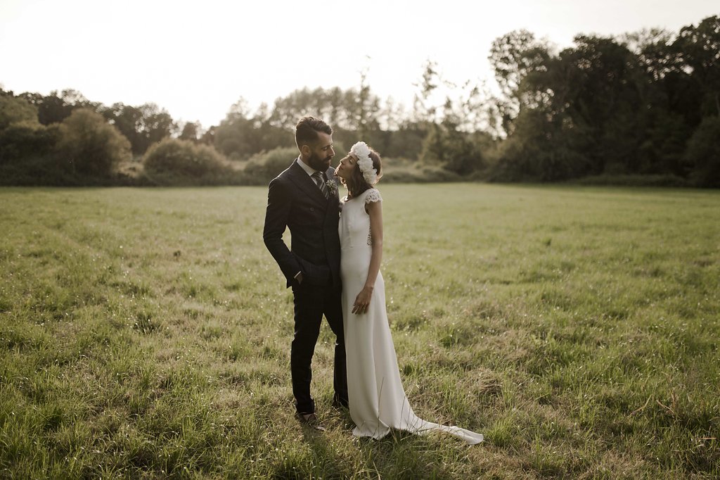 Un mariage en vert en Bretagne - La mariée aux pieds nus