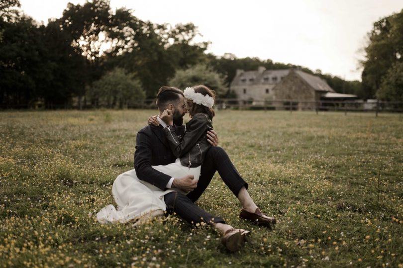 Un mariage en vert en Bretagne - La mariée aux pieds nus