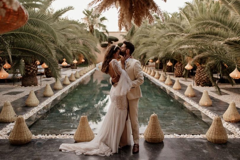 Un mariage à la Villa Taj à Marrakech - Photos : Dall'k - Blog mariage : La mariée aux pieds nus