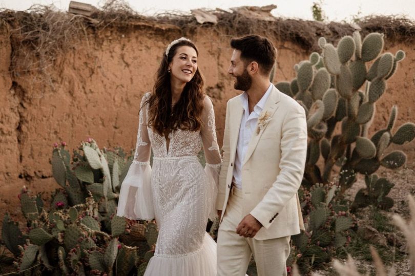 Un mariage à la Villa Taj à Marrakech - Photos : Dall'k - Blog mariage : La mariée aux pieds nus