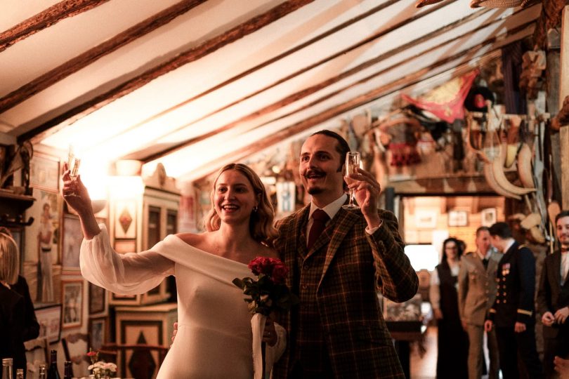 Un mariage vintage en hiver au Pays-Basque
