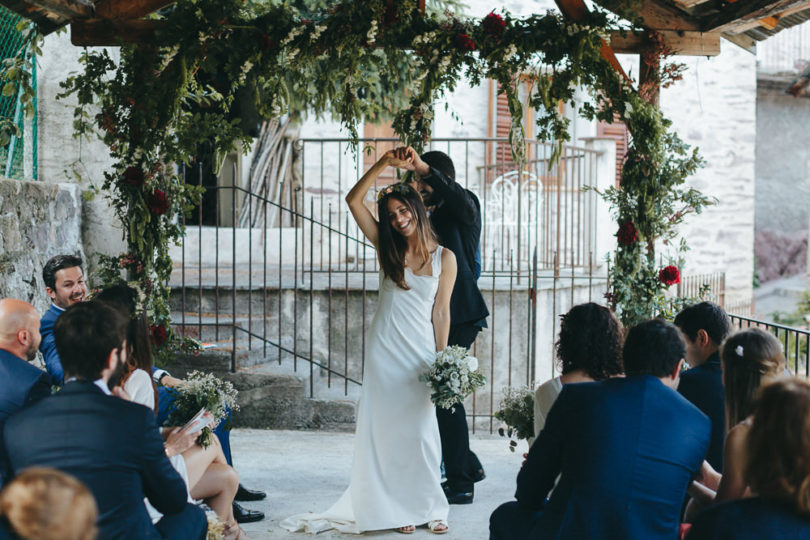 Un mariage à la montagne dans les Alpes Maritimes - A découvrir sur le blog mariage www.lamaireeauxpiedsnus.com - Photos : Reego Photographie