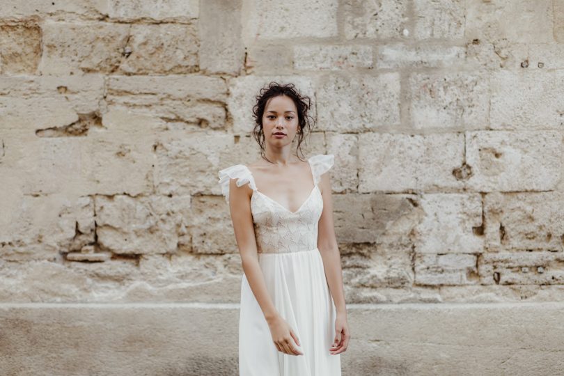 Marielle Maury - robes de mariée - Collection 2020 - Photos : Capyture - Blog mariage : La mariée aux pieds nus