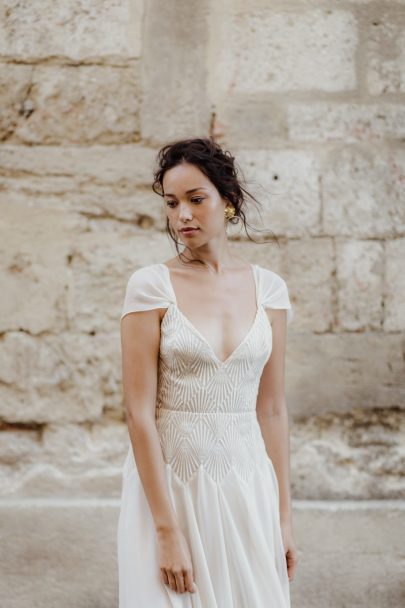 Marielle Maury - robes de mariée - Collection 2020 - Photos : Capyture - Blog mariage : La mariée aux pieds nus