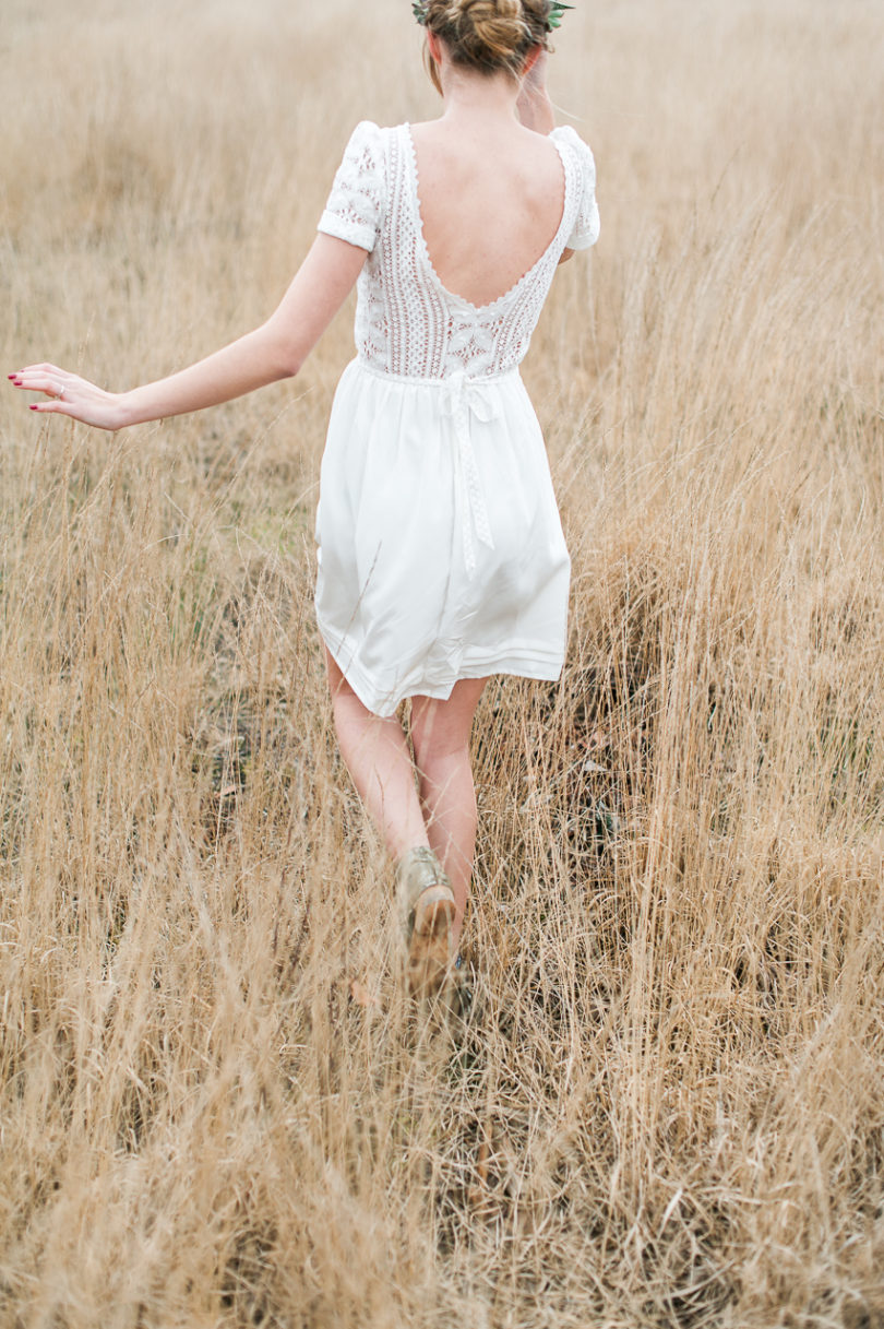 Marion H Photography - Collection capsule True Romance Christina Sfez et Blackbutter - La mariee aux pieds nus