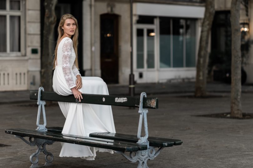 Marion Kenezi - Robes de mariée - Prêt à Porter - Photos : Julien Navarre - Blog mariage : La mariée aux pieds nus