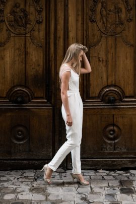 Marion Kenezi - Robes de mariée - Prêt à Porter - Photos : Julien Navarre - Blog mariage : La mariée aux pieds nus