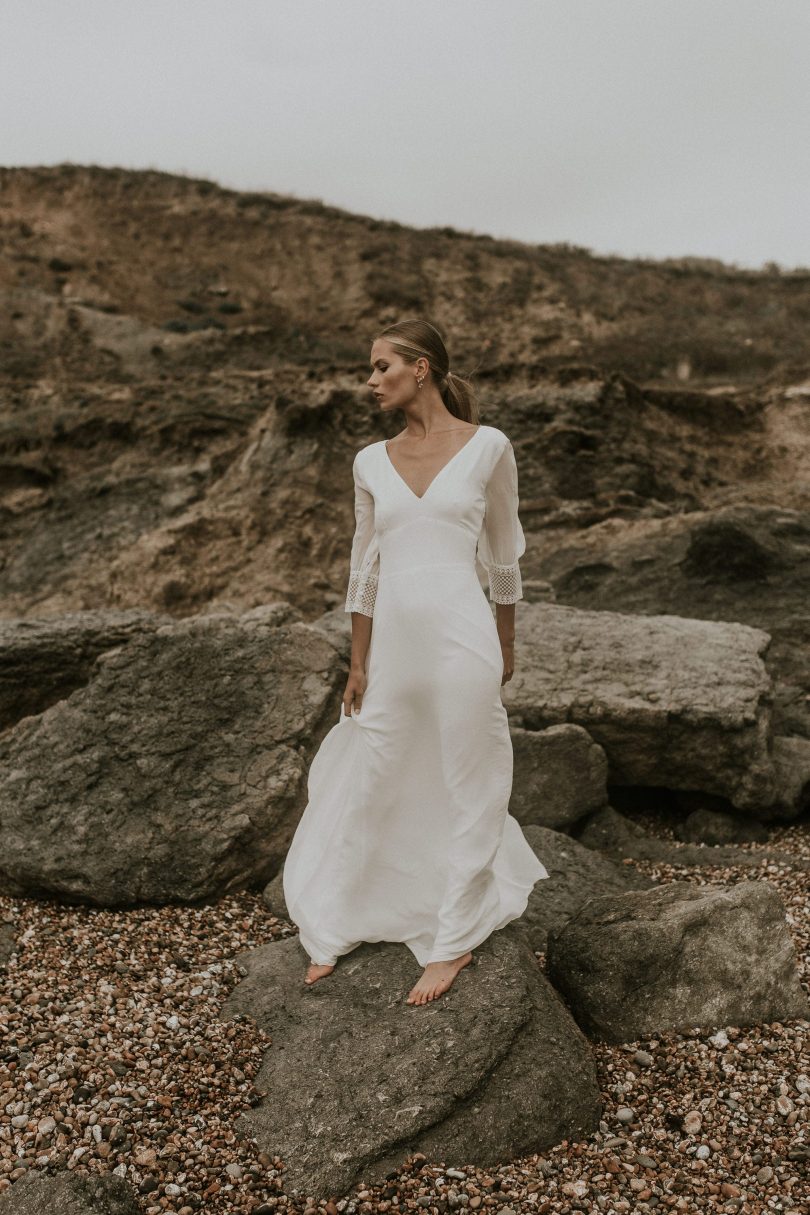 Orlane Herbin - Robes de mariée - Collection 2020 - Photographe : David Maire - Blog mariage : La mariée aux pieds nus