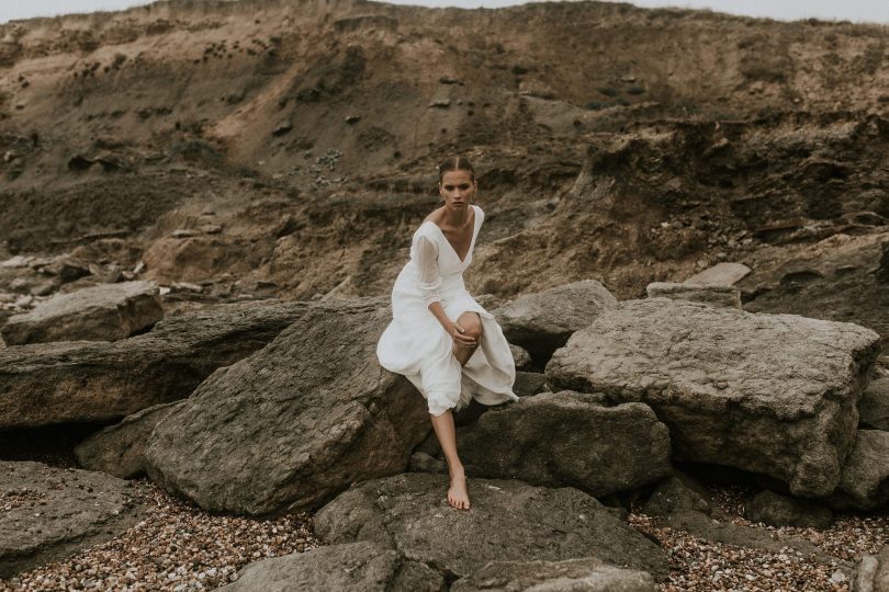 Orlane Herbin - Robes de mariée - Collection 2020 - Photographe : David Maire - Blog mariage : La mariée aux pieds nus