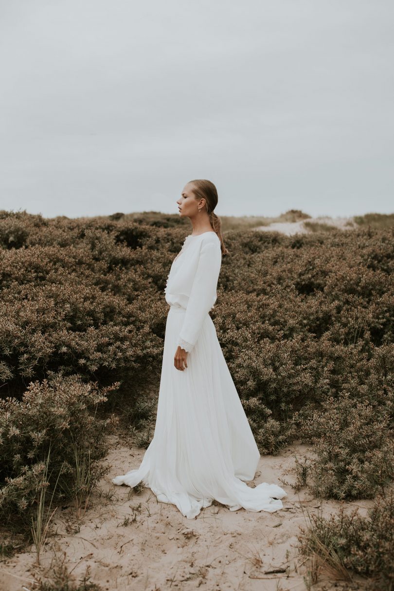 Orlane Herbin - Robes de mariée - Collection 2020 - Photographe : David Maire - Blog mariage : La mariée aux pieds nus