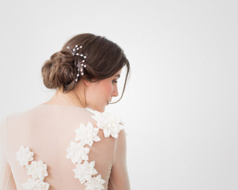 Rhapsodie - Accessoires de tête pour mariée - A découvrir sur le blog mariage www.lamarieeauxpiedsnus.com - Photos : Claude Masselot