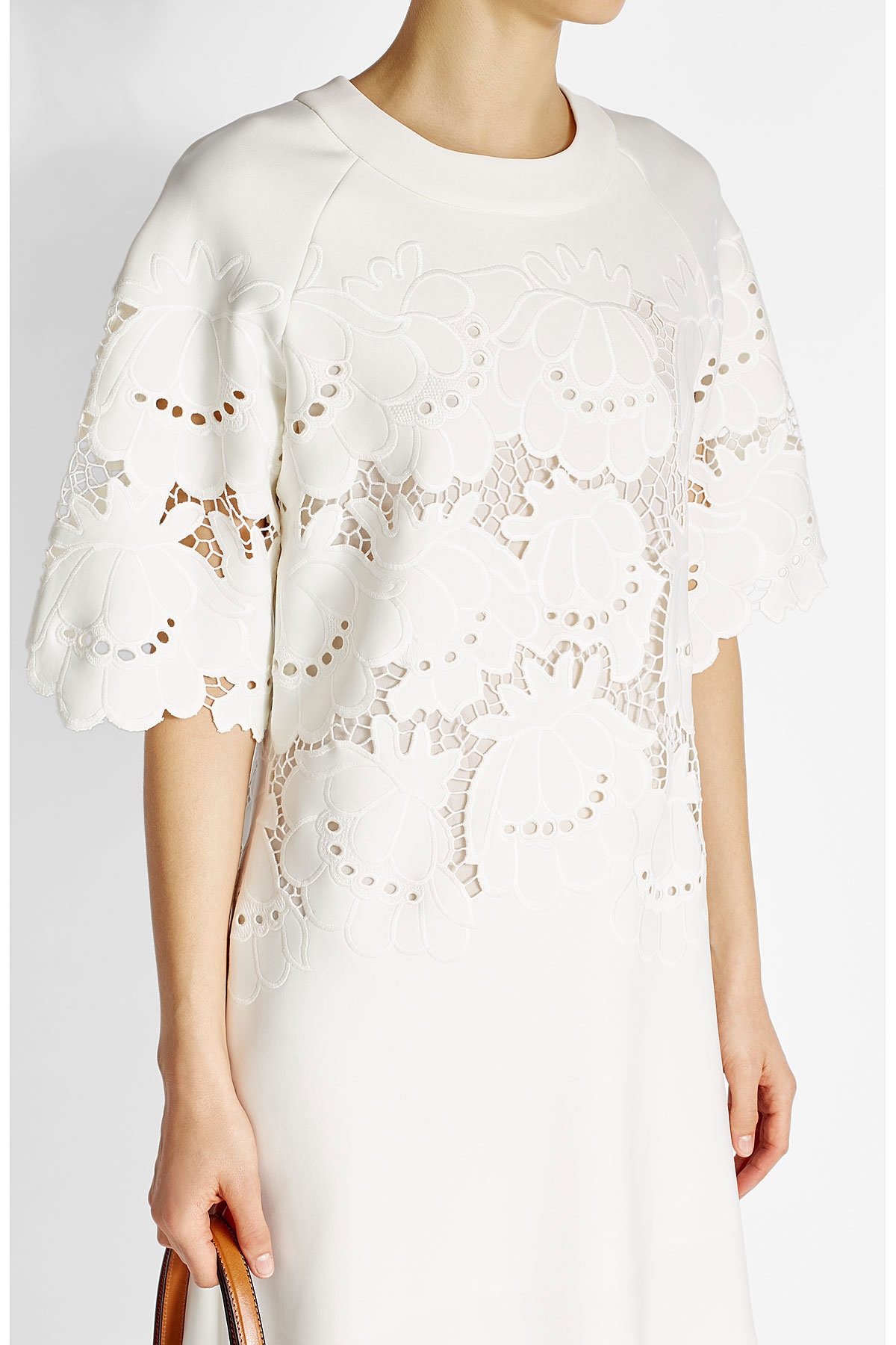 robe blanche dentelle