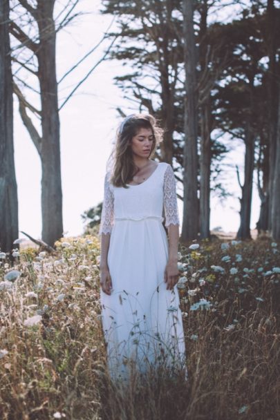 La mariée aux pieds nus - Photo : Laurence Revol - Robe de mariée Lorafolk - Collection 2016 - Modele Alma