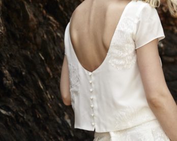Robes de mariée Elise Hameau - Collection 2016 - La mariée aux pieds nus - Photo : Thierry Lebraly