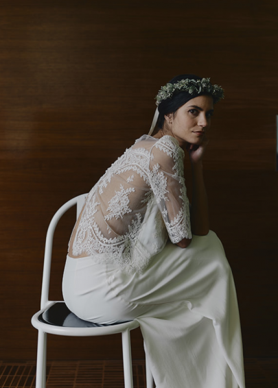 Laure de Sagazan - Robes de mariée - Collection 2018 - Photos : Laurent Nivalle - Blog mariage : La mariée aux pieds nus