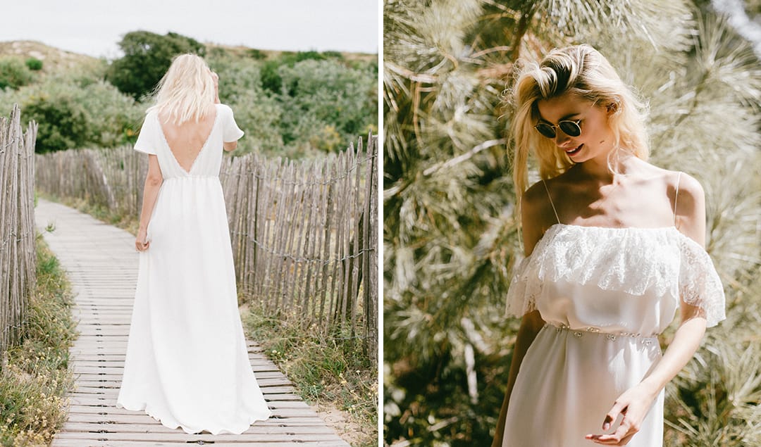 Robes de mariée Anna Dautry - Blog mariage : La mariée aux pieds nus