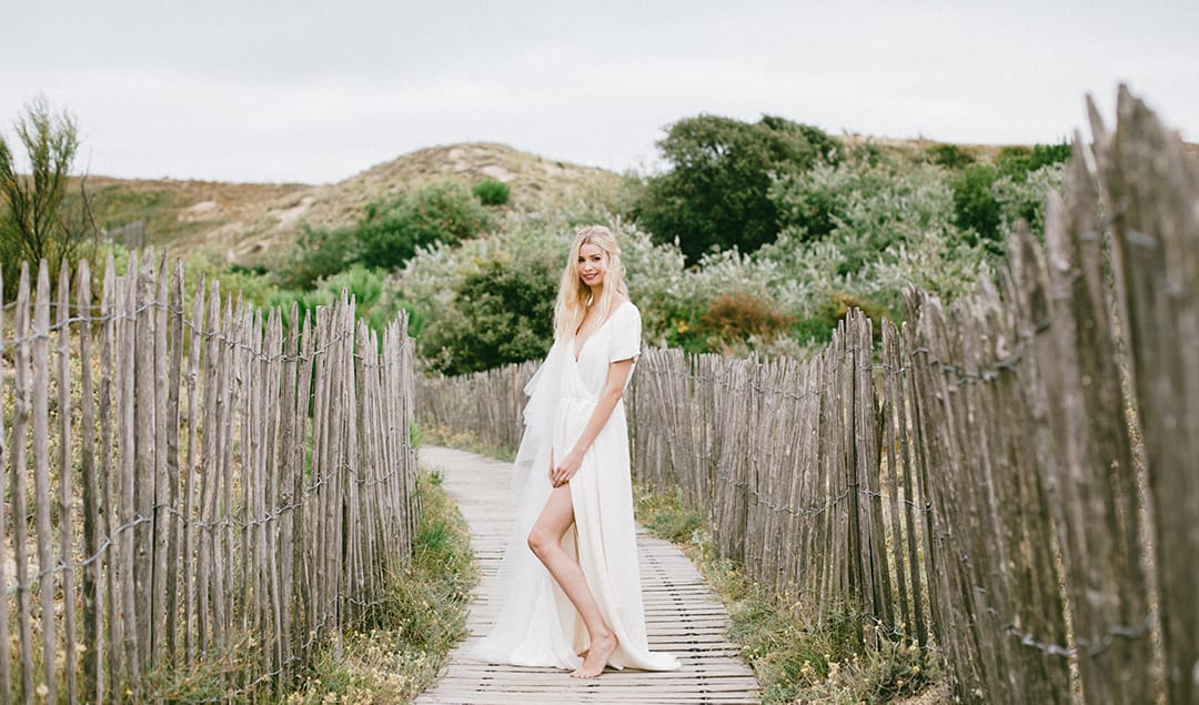 Robes de mariée Anna Dautry - Blog mariage : La mariée aux pieds nus