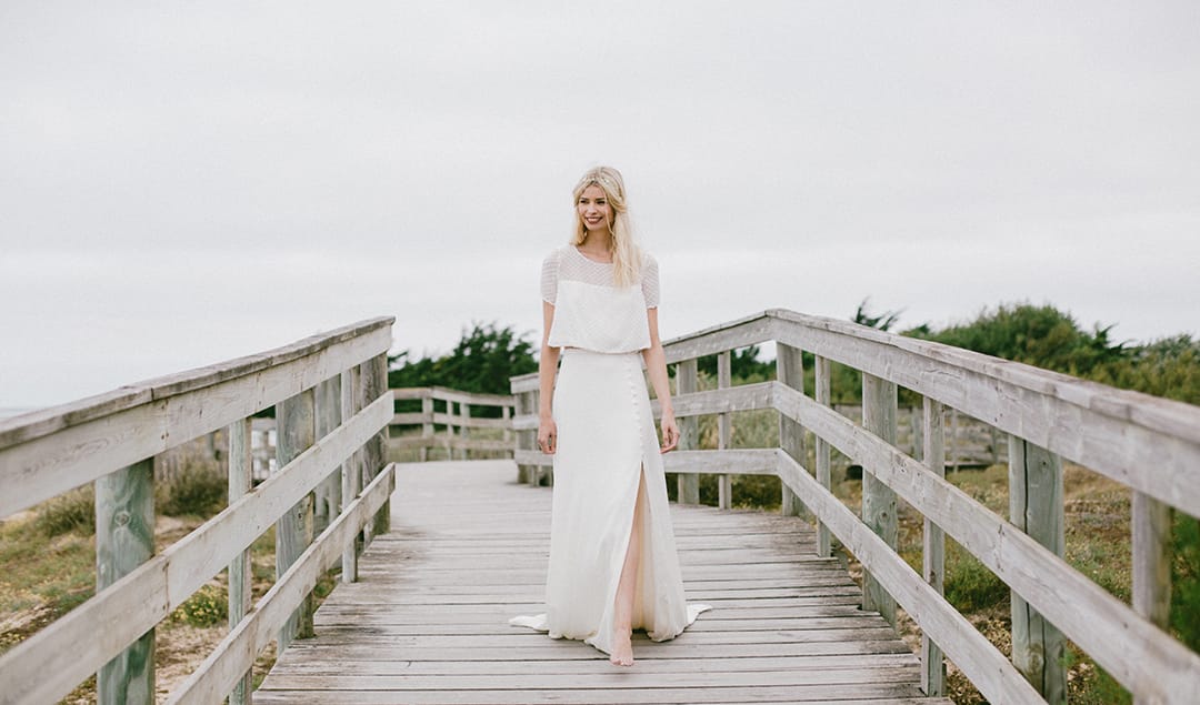 Robes de mariée Anna Dautry - Blog mariage : La mariée aux pieds nus