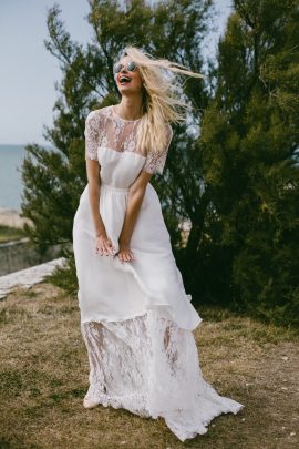 Anna Dautry - Robes de mariée - Photos : Wild Sparrow - Blog mariage : La mariée aux pieds nus