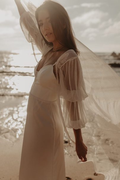 Joana Montez - Robes de mariée - Collection 2021 - Photos : Sandie Boloto - Blog mariage : La mariée aux pieds nus