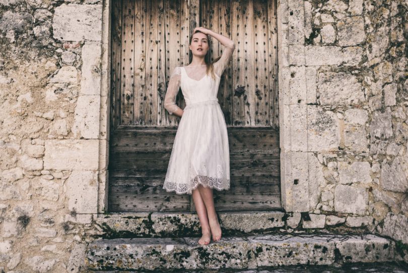 Marion Kenezi - Robes de mariée - Collection 2017 - Photos : Julien Navarre - A découvrir sur le blog mariage www.lamarieeauxpiedsnus.com