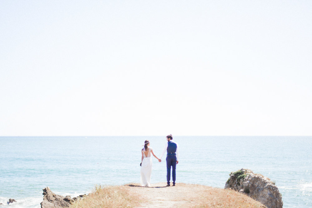 Un mariage à La Baule - La mariée aux pieds nus - Photos : Sebastien Hubner