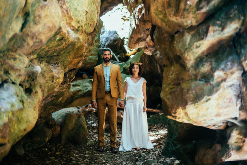 Un mariage en jaune et bleu sur La mariée aux pieds nus - Stylisme : Style it event - Photos : Neupap Phoography