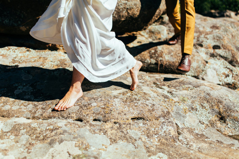 Un mariage en jaune et bleu sur La mariée aux pieds nus - Stylisme : Style it event - Photos : Neupap Phoography