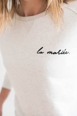 Des tee-shirts qui parlent d'amour - La mariée aux pieds nus