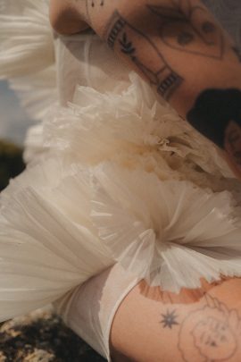 Sylvain Estran - Robes de mariée - Collection 2021 - Photos : Coco Egia - Blog mariage : La mariée aux pieds nus