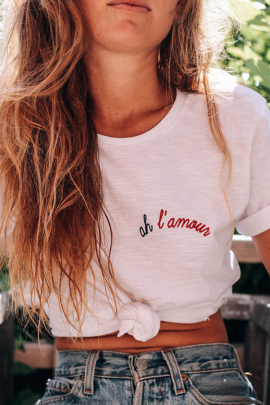 Des tee-shirts qui parlent d'amour - La mariée aux pieds nus