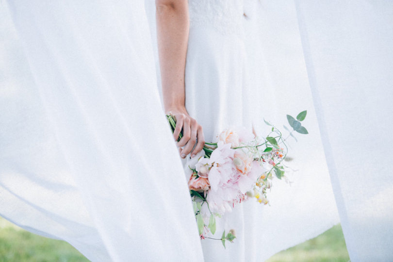 Un mariage simple et pastel - Ingrid Lepan - La mariée au xpieds nus