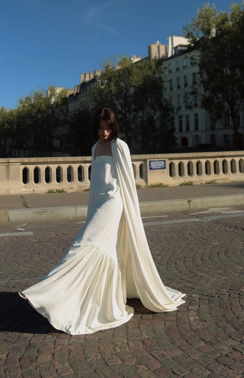 Uni Paris - Robes de mariée - Collection 2023 - Photos : Maiwenn Nicolas - Blog mariage : La mariée aux pieds nus