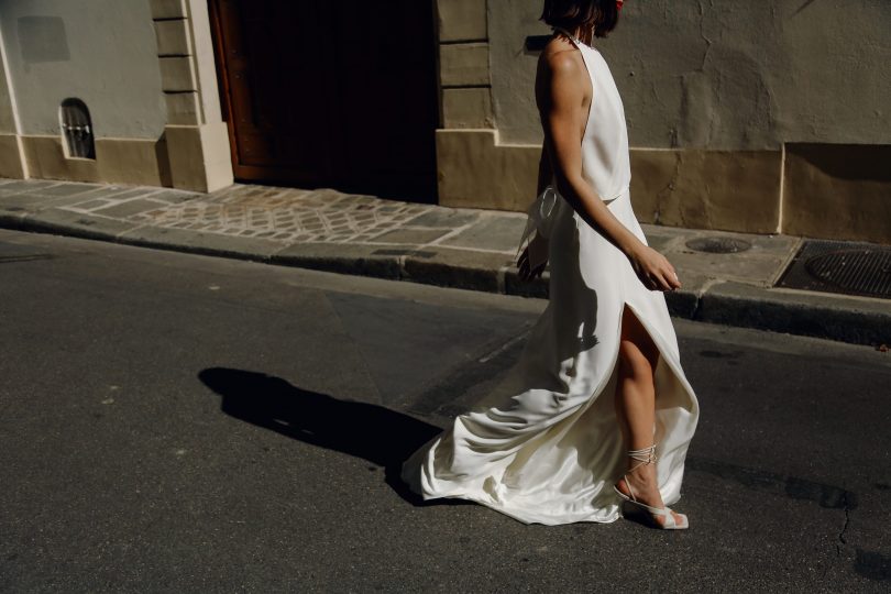 Uni Paris - Robes de mariée - Collection 2023 - Photos : Maiwenn Nicolas - Blog mariage : La mariée aux pieds nus