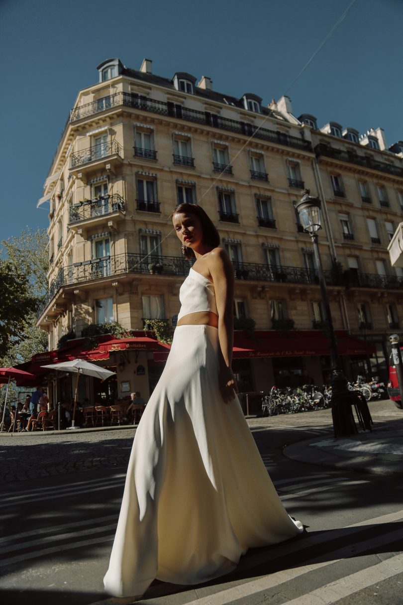 Uni Paris - Robes de mariée - Collection 2023 - Photos : Maiwenn Nicolas - Blog mariage : La mariée aux pieds nus
